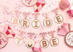 Bride to be DIY karton banner ca.2,5 m