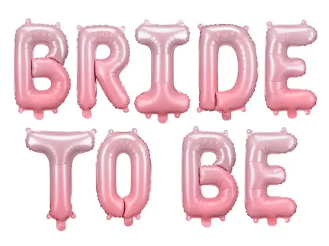 Bride to Be folieballon Pink
