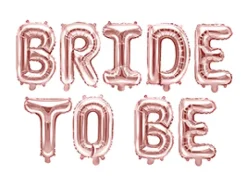 Bride to Be folieballon Rosegold