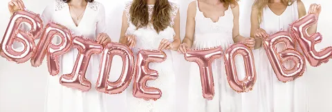 Bride to Be folieballon Rosegold