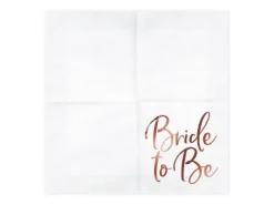 Bride to Be Servietter HVID