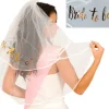 Bride to be slør - guld tekst