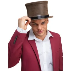 Brun ruskinds tophat