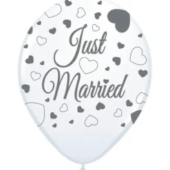Bryllups balloner - Just married