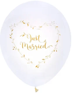 Bryllups balloner - Just married
