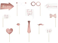 Bryllups Foto selfie sticks i Rosegold