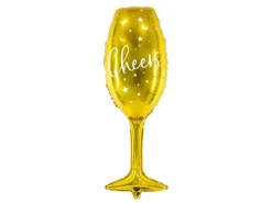 Champagneglas Folieballon