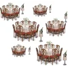 Champagnekøler og elegante borde