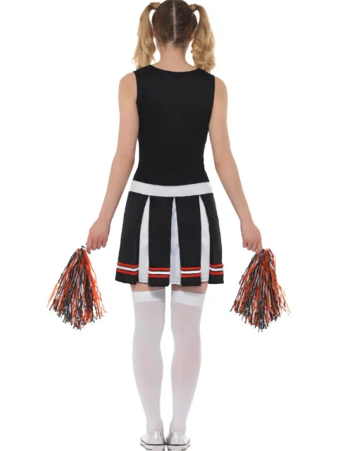 Cheerleader CHS sort med pompom