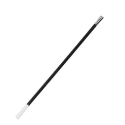Cigaretrør 31 cm i sort med sølvspids