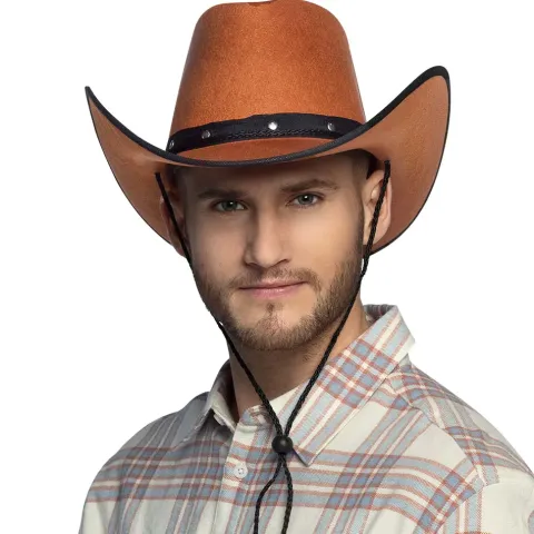 Cowboyhat Brun