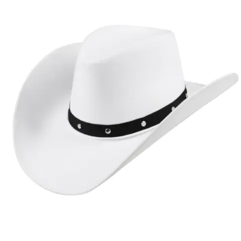 Cowboyhat Hvid