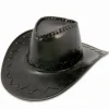 Cowboyhat i blank sort