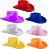 Cowboyhat i GUL velour