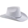 Cowboy hat i HVID velour