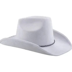 Cowboy hat i HVID velour