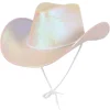 Cowboyhat i Shiny Hvid