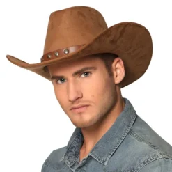 Cowboyhat Lysebrun