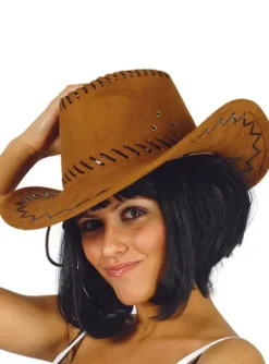 Cowboyhat med syninger