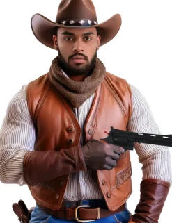 Cowboy pistol i sort