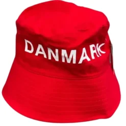 Danmark bøllehat i rød
