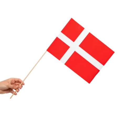 Danmark flag på pind