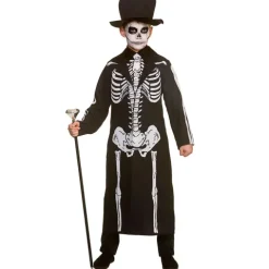 Day of the Dead skelet kostume til børn