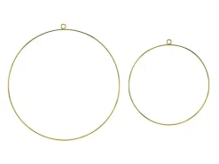 Dekorations ringe Guld