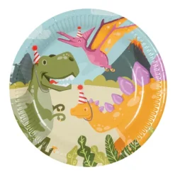 Dinosaur tallerken 10 stk