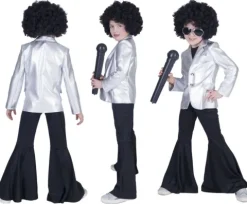 Disco jakke i SØLV barn