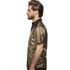 Disco Skjorte - Diamond Gold