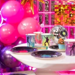 Disco sugerør med Discokugle