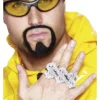 Dollar Rapper Ring - Sølv