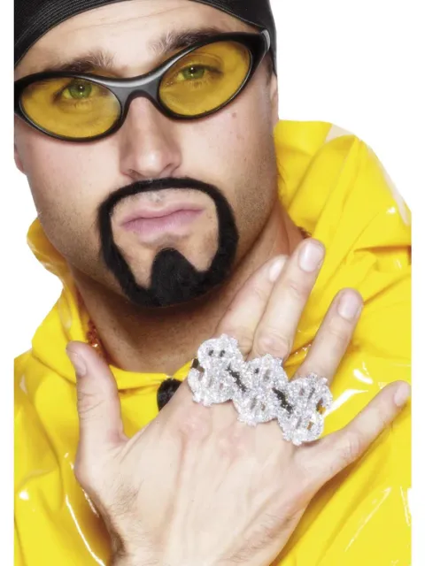 Dollar Rapper Ring - Sølv