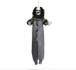 Dræber klovn 125 cm med lys, og lyd