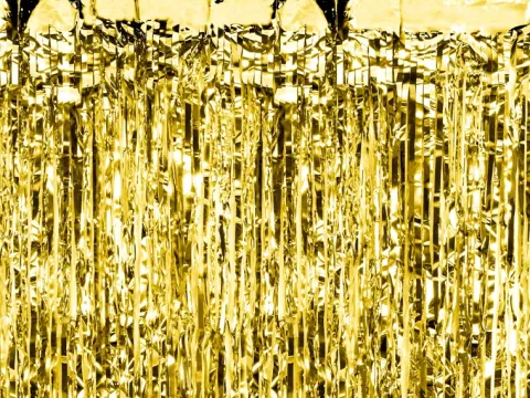 Dørforhæng i folie Guld