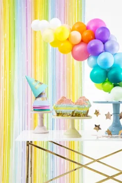Dørforhæng i multi pastel