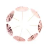 Drinks parasoller i Rosegold