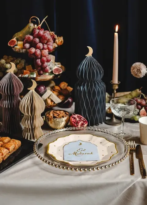 Eid Bord dekorationer i væv