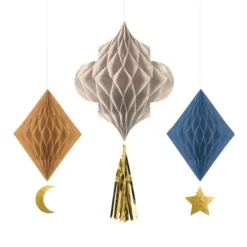 Eid Mubarak Honeycomb 3 stk