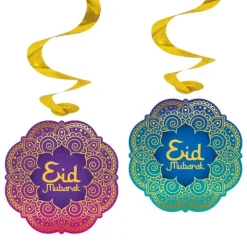 Eid Mubarak - Swirls 4 stk
