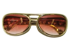 Elvis brille i guld