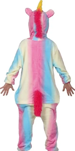 Enhjørning jumpsuit til børn RAINBOW