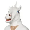 Enhjørning latex maske