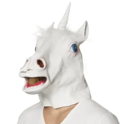 Enhjørning latex maske