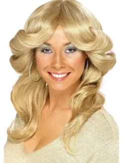 70'er kvinde paryk blond