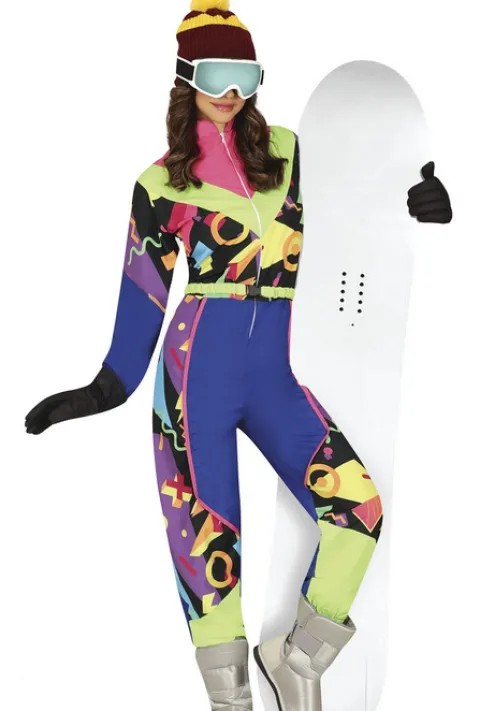 80'er Ski kostume til Kvinder
