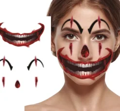 Evil Clown tatoveringer - falsk