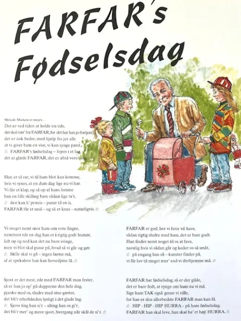 Farfar´s fødselsdag - sang