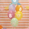 Fødselsdagsballoner i pastel - 8